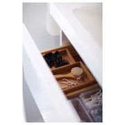 IKEA DRAGAN 4-piece bathroom set, bamboo | IKEA Bathroom boxes & baskets | IKEA Storage boxes & baskets | IKEA Small storage & organisers | Eachdaykart - EachDayKart
