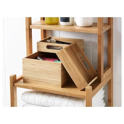 IKEA DRAGAN Box, set of 3, bamboo | IKEA Bathroom boxes & baskets | IKEA Storage boxes & baskets | IKEA Small storage & organisers | Eachdaykart - EachDayKart