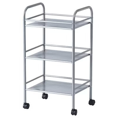 IKEA DRAGGAN Trolley, silver-colour | IKEA Kitchen islands & trolleys | IKEA Trolleys | Eachdaykart - EachDayKart
