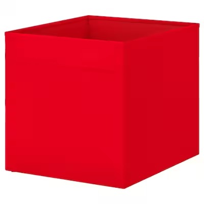IKEA DRONA Box, red | IKEA Paper & media boxes | IKEA Storage boxes & baskets | IKEA Small storage & organisers | Eachdaykart
