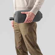 IKEA DVARGTULPAN Travel pillow, dark grey/melange ergonomic | Travel accessories | IKEA Bags | Eachdaykart - EachDayKart