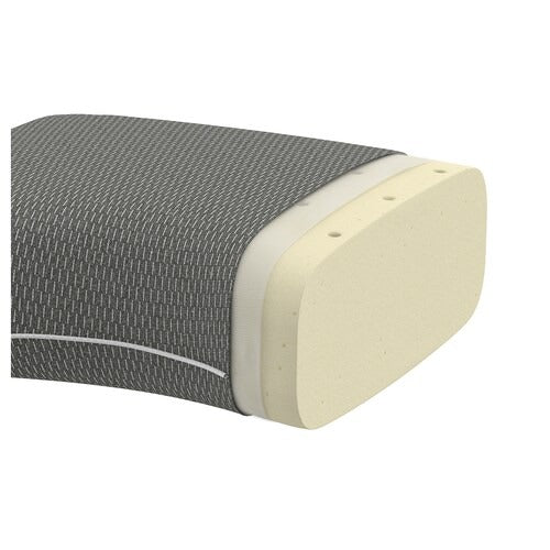 IKEA DVARGTULPAN Travel pillow, dark grey/melange ergonomic | Travel accessories | IKEA Bags | Eachdaykart - EachDayKart