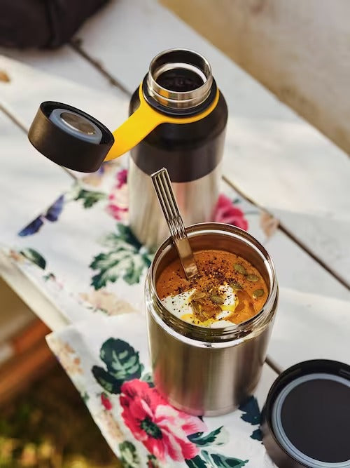 IKEA EFTERFRAGAD Food vacuum flask, stainless steel | Food containers | Storage & organisation | Eachdaykart - EachDayKart