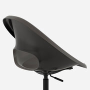 IKEA ELDBERGET / MALSKAR Swivel chair, dark grey/black | IKEA Desk chairs for home | IKEA Desk chairs | Eachdaykart - EachDayKart
