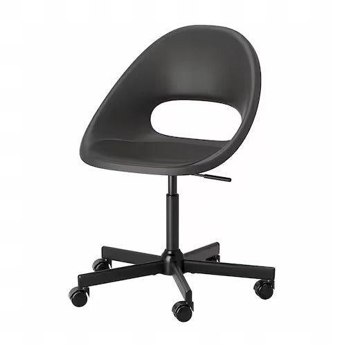 IKEA ELDBERGET / MALSKAR Swivel chair, dark grey/black | IKEA Desk chairs for home | IKEA Desk chairs | Eachdaykart - EachDayKart