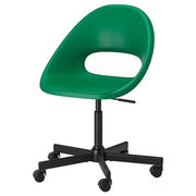 IKEA ELDBERGET / MALSKAR Swivel chair, green/black | IKEA Desk chairs for home | IKEA Desk chairs | Eachdaykart - EachDayKart