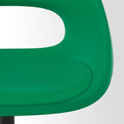 IKEA ELDBERGET / MALSKAR Swivel chair, green/black | IKEA Desk chairs for home | IKEA Desk chairs | Eachdaykart - EachDayKart