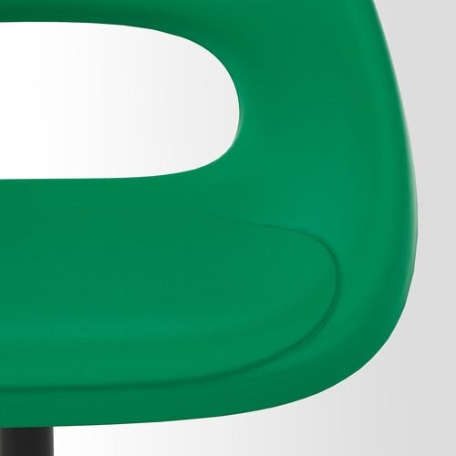 IKEA ELDBERGET / MALSKAR Swivel chair, green/black | IKEA Desk chairs for home | IKEA Desk chairs | Eachdaykart - EachDayKart