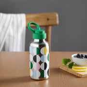 IKEA ENKELSPARIG Water bottle, stainless steel/patterned multicolour | Water bottle & travel mugs | Storage & organisation | Eachdaykart - EachDayKart