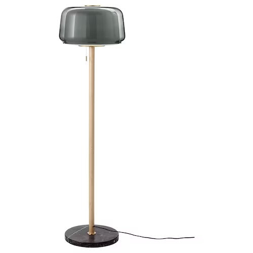 IKEA EVEDAL Floor lamp, marble/grey | IKEA Floor Lamps | Eachdaykart - EachDayKart