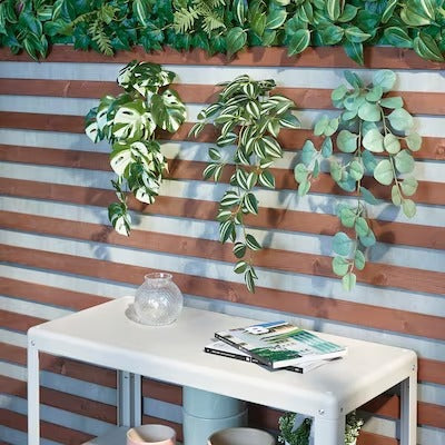 IKEA FEJKA Artificial plant with wall holder, in/outdoor/green | IKEA Artificial plants & flowers | IKEA Plants & flowers | IKEA Decoration | Eachdaykart