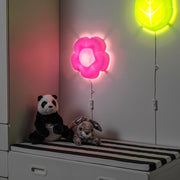 IKEA UPPLYST LED wall lamp, flower lilac | IKEA Children's lighting | Eachdaykart - EachDayKart