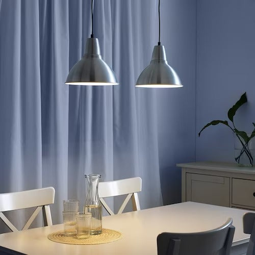 IKEA FOTO Pendant lamp, aluminium, 25 cm (10 ") | IKEA ceiling lights | Eachdaykart