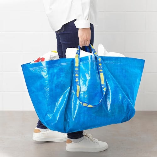 IKEA FRAKTA Carrier bag, large, blue | Shopping bags & tote bags | IKEA Bags | Eachdaykart