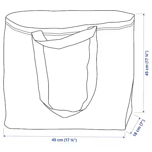 IKEA FRAKTA Carrier bag, medium | Shopping bags & tote bags | IKEA Bags | Eachdaykart - EachDayKart
