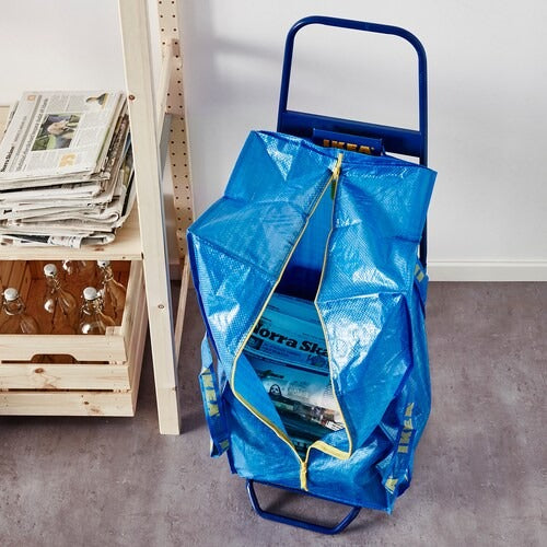 IKEA FRAKTA Trolley with trunk, blue | Shopping bags & tote bags | IKEA Bags | Eachdaykart - EachDayKart
