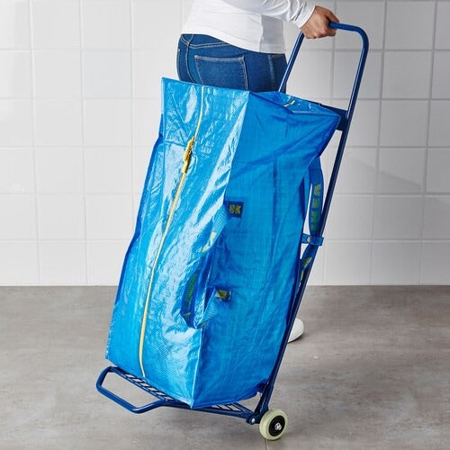 IKEA FRAKTA Trolley with trunk, blue | Shopping bags & tote bags | IKEA Bags | Eachdaykart - EachDayKart