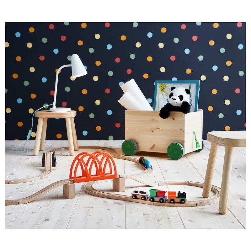 IKEA FUBBLA LED work lamp, white | IKEA Children's lighting | Eachdaykart - EachDayKart