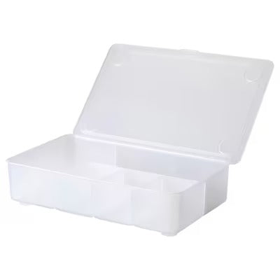 IKEA GLIS Box with lid, transparent | IKEA Children's boxes & baskets | IKEA Storage boxes & baskets | IKEA Small storage & organisers | Eachdaykart - EachDayKart