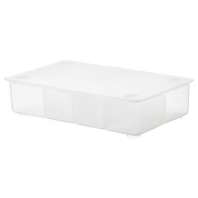 IKEA GLIS Box with lid, transparent  IKEA Children's boxes & baskets —