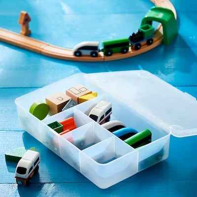 IKEA GLIS Box with lid, transparent | IKEA Children's boxes & baskets | IKEA Storage boxes & baskets | IKEA Small storage & organisers | Eachdaykart - EachDayKart