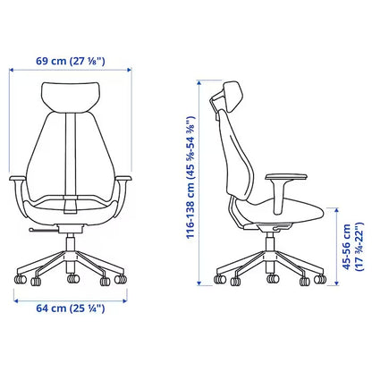 IKEA GRUPPSPEL Gaming chair, Gunnared beige | IKEA Gaming chairs | IKEA Desk chairs | Eachdaykart