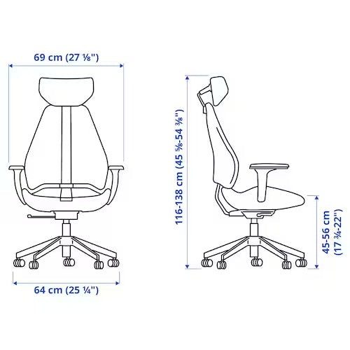 IKEA STYRSPEL Gaming chair, purple/black | IKEA Gaming chairs | IKEA Desk chairs | Eachdaykart
