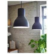 IKEA HEKTAR Pendant lamp, dark grey, 22 cm (9 ") | IKEA ceiling lights | Eachdaykart - EachDayKart