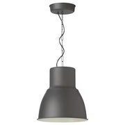 IKEA HEKTAR Pendant lamp, dark grey, 38 cm (15 ") | IKEA ceiling lights | Eachdaykart - EachDayKart