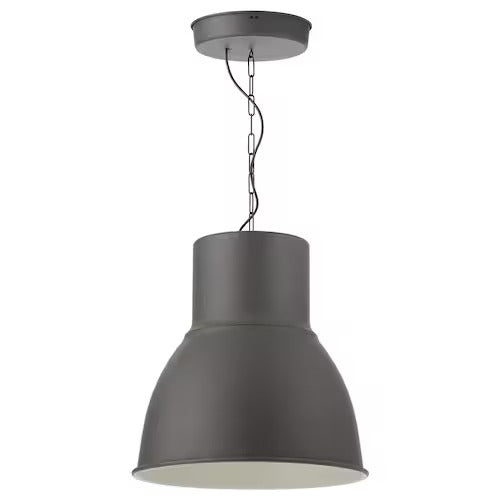 IKEA HEKTAR Pendant lamp, dark grey, 47 cm (19 ") | IKEA ceiling lights | Eachdaykart - EachDayKart