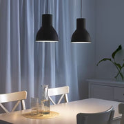 IKEA HEKTAR Pendant lamp, dark grey, 22 cm (9 ") | IKEA ceiling lights | Eachdaykart - EachDayKart