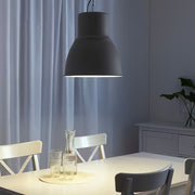 IKEA HEKTAR Pendant lamp, dark grey, 38 cm (15 ") | IKEA ceiling lights | Eachdaykart - EachDayKart