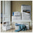 IKEA HEMMAFIXARE Shoe box, fabric striped/white/grey | IKEA Clothes boxes | IKEA Storage boxes & baskets | IKEA Small storage & organisers | Eachdaykart