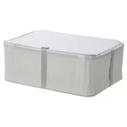 IKEA HEMMAFIXARE Storage case, fabric striped/white/grey | IKEA Clothes boxes | IKEA Storage boxes & baskets | IKEA Small storage & organisers | Eachdaykart - EachDayKart