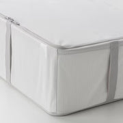 IKEA HEMMAFIXARE Storage case, fabric striped/white/grey | IKEA Clothes boxes | IKEA Storage boxes & baskets | IKEA Small storage & organisers | Eachdaykart - EachDayKart