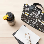 IKEA HETLEVRAD Insulated flask, stainless steel/black | Water bottle & travel mugs | Storage & organisation | Eachdaykart - EachDayKart