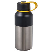 IKEA HETLEVRAD Insulated flask, stainless steel/black | Water bottle & travel mugs | Storage & organisation | Eachdaykart - EachDayKart