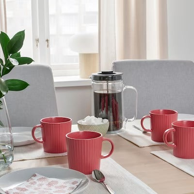 IKEA KEJSERLIG Mug, dark pink | IKEA Mugs & cups | IKEA Coffee & tea | Eachdaykart