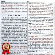 Authorized King James Version (Red Letter and Pocket Size) Edition Leather Bound - English Bibles - EachDayKart