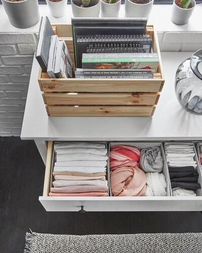 IKEA KOMPLEMENT Box, light grey | IKEA Clothes boxes | IKEA Storage boxes & baskets | IKEA Small storage & organisers | Eachdaykart - EachDayKart