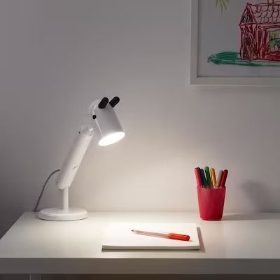 IKEA KRUX LED work lamp, white | IKEA Children's lighting | Eachdaykart