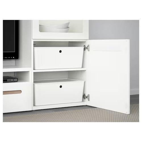 IKEA KUGGIS Box with lid, white | IKEA Paper & media boxes | IKEA Storage boxes & baskets | IKEA Small storage & organisers | Eachdaykart - EachDayKart