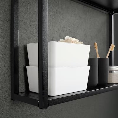 IKEA KUGGIS Box with lid, white | IKEA Paper & media boxes | IKEA Storage boxes & baskets | IKEA Small storage & organisers | Eachdaykart - EachDayKart