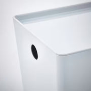 IKEA KUGGIS Box with lid, white | IKEA Paper & media boxes | IKEA Storage boxes & baskets | IKEA Small storage & organisers | Eachdaykart - EachDayKart