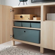 IKEA KUGGIS Storage box with lid, turquoise | IKEA Paper & media boxes | IKEA Storage boxes & baskets | IKEA Small storage & organisers | Eachdaykart - EachDayKart