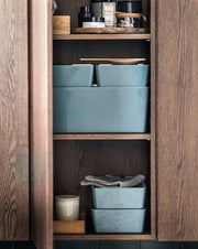 IKEA KUGGIS Storage box with lid, turquoise | IKEA Paper & media boxes | IKEA Storage boxes & baskets | IKEA Small storage & organisers | Eachdaykart - EachDayKart