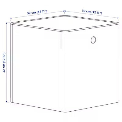 IKEA KUGGIS Storage box with lid, white | IKEA Paper & media boxes | IKEA Storage boxes & baskets | IKEA Small storage & organisers | Eachdaykart
