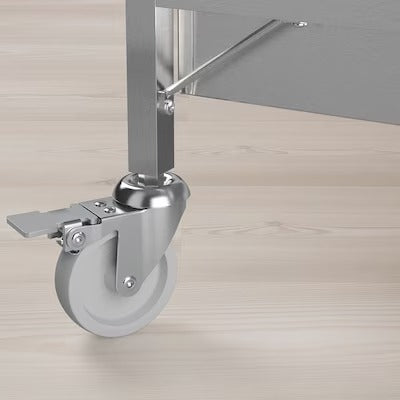 IKEA KUNGSFORS Kitchen trolley, stainless steel | IKEA Kitchen islands & trolleys | IKEA Trolleys | Eachdaykart - EachDayKart