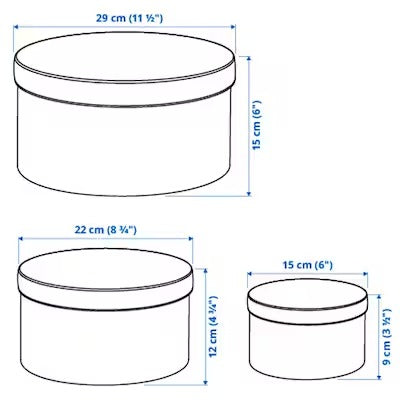 Hat Boxes With Lids