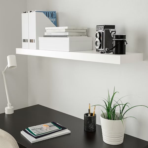 IKEA LACK Wall shelf, white | IKEA Floating shelves | IKEA Wall shelves | IKEA Hooks & wall organisation | Eachdaykart - EachDayKart